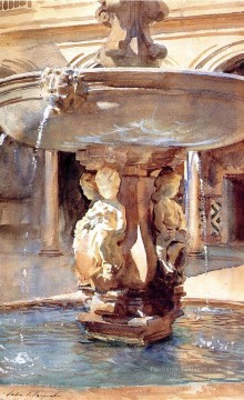 Fontaine espagnole John Singer Sargent Peinture à l'huile